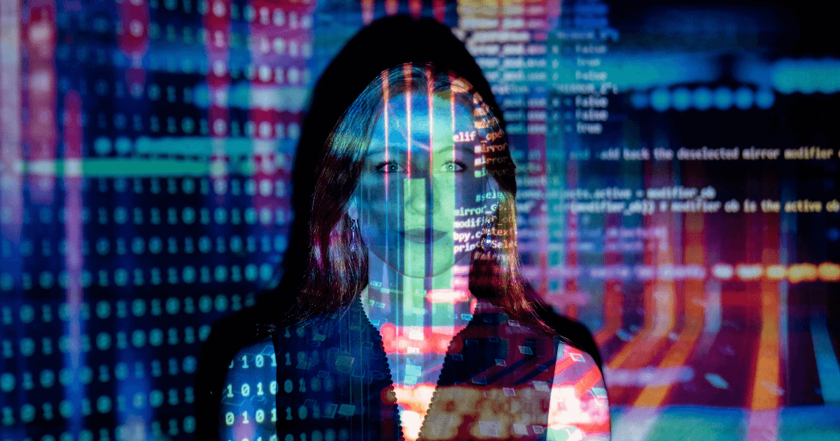 Image de femme face à l'IA qui se demande pourquoi faire du SEO 